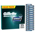 Gillette Mach3 Systemklingen 25er Ersatzklingen, 25 Stück