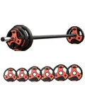 SPORTNOW Hanteln Set 20 kg Verstellbares Einteilig Hantelset mit rutschfestem Griff Kurzhanteln mit Verbindungsrohr Langhanteln Workout Hantel Gewichte Dumbbell Set für Zuhause