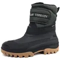 Spirale Schneestiefel F09907PSI-00500800 black/green, Größe 40 - 47, Warmfutter. - Schwarz - 42