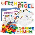 Spielzeug Buchstaben Lernen Lernspiele Holz Kinder ab 3 4 5 6 7 8 Montessori ...