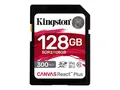 Kingston 128GB Canvas React Plus SDXC UHS-II 300R/260W U3 V90 for Full HD/4K/8K - Extended Capacity SD (SDXC)
