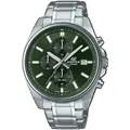 CASIO EDIFICE Chronograph EFV-610D-3CVUEF, Quarzuhr, Armbanduhr,Herrenuhr, Edelstahlarmband,bis 10bar wasserdicht silberfarben