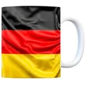 speecheese Tasse Kaffeebecher mit Deutschlandfahne Motiv Kaffeetasse Tasse