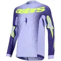 Alpinestars Supertech Scenz, Trikot - Lila/Helllila/Neon-Gelb - L