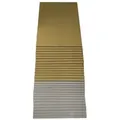 KITCHENDREAM Tortenplatte CakeBoard Set Kuchenplatte eckig gold UND silber in 3 mm starker Pappe, (15-tlg) 35 cm x 25 cm