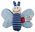 Sigikid Baby Greifling Schmetterling blau mit Knister Flügel Red Stars 41180
