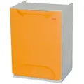 Plastik Mülleimer für Mülltrennung, 20 L, gelb-orange