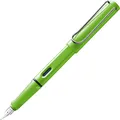 LAMY Füller Safari GRÜN Füllfederhalter Füllhalter Edelstahl Feder M Linkshänder