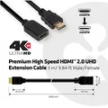CLUB 3D Premium HDMI 2.0 4K60Hz Verlängerung, St/St, 3m