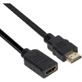 club3D HDMI Verlängerungskabel HDMI-A Stecker, HDMI-A Buchse 3.00 m Schwarz C...