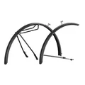 Hebie Schutzblechset Alumee 28", 40mm, schwarz, mit Streben