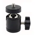TronicXL 360° Metall Kugelkopf Stativ Adapter 1/4" Stativkopf Foto BallHead Kamera Zubehör Kugelgelenk Mini für Kamerastativ Kamera SLR Camcorder Lichtstativ Tripod Head