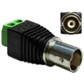 DeLOCK Adapter BNC female > Terminal Block - Videoanschluß - composite video - BNC (W) - bis - 2-polige Klemmleiste (65416)