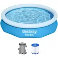 Fast SetTM Aufstellpool Set mit Filterpumpe Ø 305 x 66 cm, blau, rund