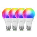 Nanoleaf Essentials Matter WLAN Smart Bulb E27 LED-Leuchtmittel 4 Stück