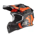 O'Neal 2SRS RL Helmet Slick Black (55/56 cm), Unisex, Schwarz/Orange, S