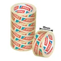 5 x Tesa Tesafilm® Klebefilm Klebeband transparent Nr. 57370, 15 mm x 10 m