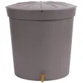 Garantia Regentonne LANZAROTE 300L rund, Deckel und Hahn, graphit