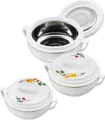 3/6tlg. KING® Thermobehälter-Set CITRUS ca. 5.3L / 3x Thermobehältergrößen