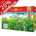 Wolf-Garten Rasensamen L-TP 50 Trocken-Rasen, 20% Cashback, 1,5kg für bis zu 50m², Neuanlage