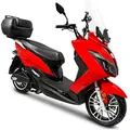 Rolektro Maximus MX2 Elektromoped 45 km/h - 3000 Watt E-Mofa mit herausnehmbarem 60V/32,5Ah Lithium-Akku - 85 km Reichweite - 2 Personen eMoped mit LED-Licht - E-Mofa mit Straßenzulassung