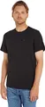 Tommy Jeans Herren T-Shirt Kurzarm TJM Original Slim Fit, Schwarz (Tommy Black), M