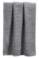 Möve Handtuch Quadretti Walk-Frottier grau Größe 50x100 cm