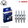 BOSCH 8x Zündkerzen für CITROEN DS MERCEDES-BENZ PEUGEOT