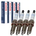 4x BOSCH ZR6SII3320 0242140521 Zündkerze für CITROEN PEUGEOT 1.6 PureTech