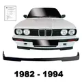 Front Spoiler Lippe vorne unten Schwarz glatt passend für Stoßstange BMW 3er E30