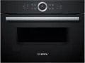 Bosch CMG633BB1 Kompaktbackofen mit Mikrowelle Vulkan Schwarz