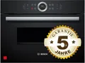 Bosch CMG633BB1 Kompaktbackofen mit Mikrowelle Vulkan Schwarz