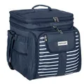 anndora Picknicktasche blau weiß Kühltasche inkl. Zubehör 4 Personen 29 Teile
