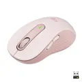 Logitech Signature M650 Rosé L (Rechtshändig) - Bluetooth, Logi Bolt, 4000 DPI, Unterstützt von Logi Options+