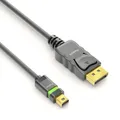 PureLink MiniDP/DP Kabel - Ultimate Serie - 1,00m - schwarz ULS2400-010 (4251364
