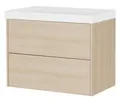Tchibo - Waschtisch »Bodera« mit Becken - 81x46x65cm - braun - Holz