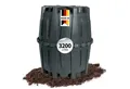 GARANTIA Wasserreservoir HERKULES Sammelgrube 3200 L, schwarz