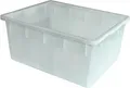 Kunststoffwanne, lebensmittelecht, 150 Liter, Außenmaß LxBxH 800 x 640 x 380 mm, Farbe weiß