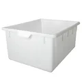 BRB Kunststoffwanne, lebensmittelecht, 150 Liter, Außenmaß LxBxH 820x635x375 mm, weiß