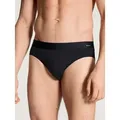 CALIDA Slip Cotton Code Baumwoll-Mix, elastisch, ohne Eingriff, Single Jersey, weich schwarz M (50)