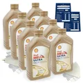 8 Liter original Shell Helix Ultra ECT C2/C3 0W30 Motoröl Porsche C30 API SN SET