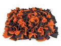 TrendPet Schnüffelteppich Schnüffelmatte für Hunde 48x48 cm 10 cm dick und rutschfest (Orange)