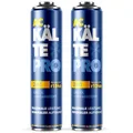 KÄLTEPRO 2in1 Klimaanlage Nachfüllset Auto R134a - Kältemittel Ersatz & Schmieröl - Klimagas zum Klimaanlage selbst befüllen & auffüllen – PKW & KFZ (1995-2016) - 500ml (2 Dosen)