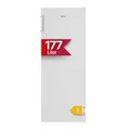 Amica Gefrierschrank freistehend 177 l FrostControl manuelle Abtauung 4 Schubladen 2 Gefrierfach‑Ablagen 2 Klappen 144 x 54 x 55 cm – Tiefkuehlschrank Freistehend Weiß