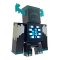 MINECRAFT Wärter Figur - Actionfigur mit Lichtern, Geräuschen und Angriffsmodus, für abenteuerlustige Videospieler und Fans ab 6 Jahren, HHK89, Black - Guardiano