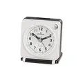 Dugena Reisewecker mit Klappetui Kunststoff Weiß/Schwarz 70 x 60 x 33 mm