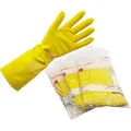 vileda 101018/100540 Handschuhe Contact gelb, L (2er Pack)