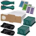 Premium Sparset - 66 teiliges Set inkl. 30 Staubsaugerbeuteln - Optimal passend für Vorwerk Kobold VK 130 und 131 - Bestleistung beim Saugen - Hochwertige Qualität