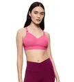 Triumph Damen Sport-BH Triaction Hybrid Lite P EX, ohne Bügel, Gepolstert, 80A, Glam Pink