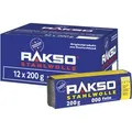 RAKSO Stahlwolle Banderole Sorte 000 Fein 12 x 200g